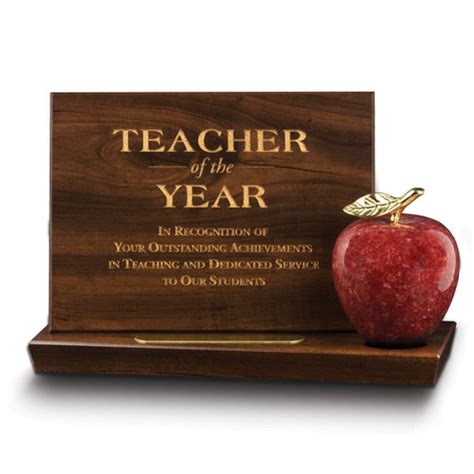 Teacher Of The Year Award Personalized Teacher Recognition Awards At