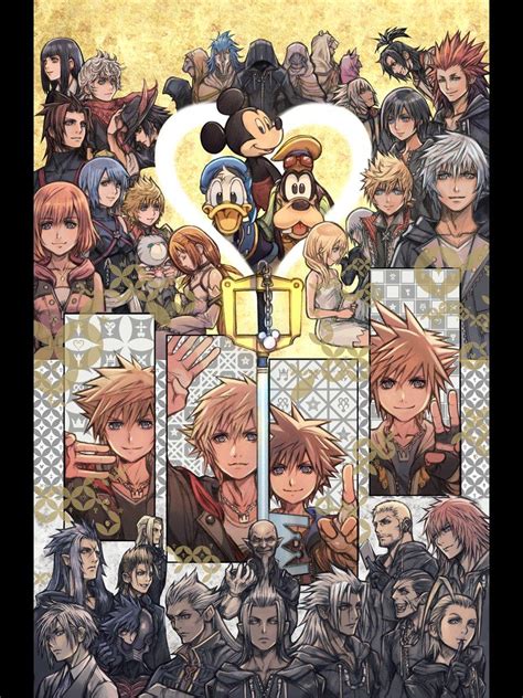 High Quality And Clean Version Of Kingdom Hearts 20th Anniversary Artwork