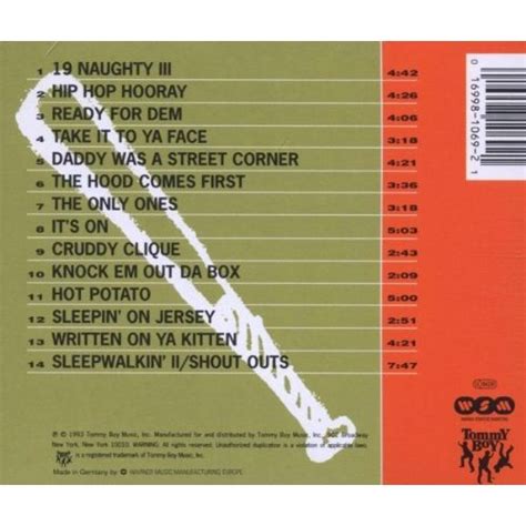 Naughty By Nature 19 Naughty Iii Cd For Sale On