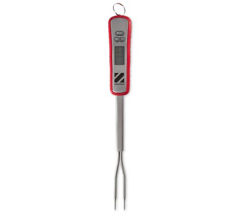 Sl Bbq Meat Thermometer Fork Stainless Steel Digital Barbecue Fork With