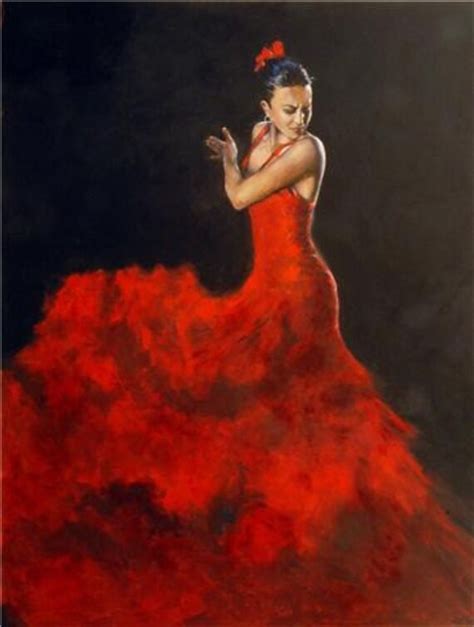 Flamenco Dancer Oil Painting Size 20x24