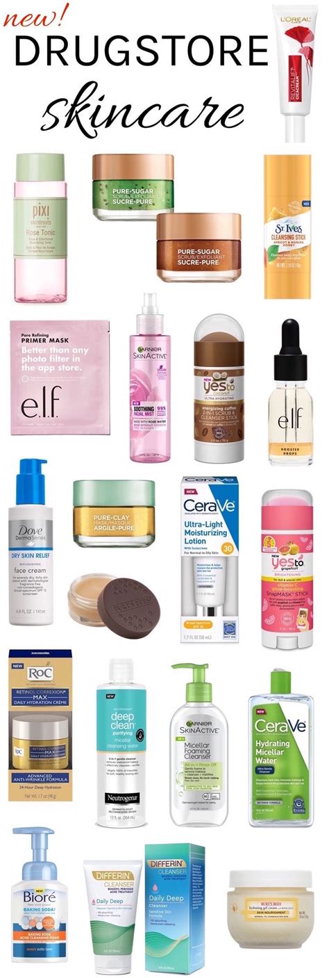 Latest Lineup 27 New Drugstore Skincare Products To Try