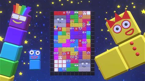 Numberblock Puzzle Tetris Game Night Asmr Stars Fanmade Animation Youtube