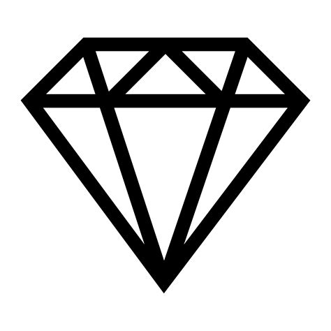Diamond Icon Vector Art Icons And Graphics For Free Download