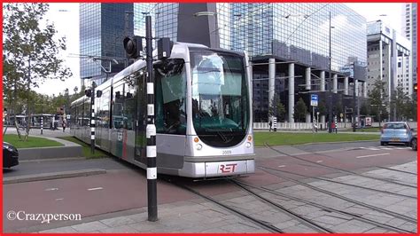 Trams Achter Elkaar Op Rotterdam Centraal 2017 Youtube