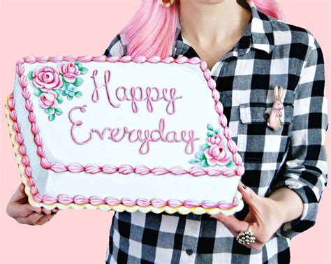 Everyday Is A Holiday — Happy Everyday Cake Plaque