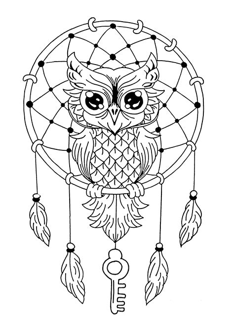 Owl Mandala Coloring Pages Coloring Pages