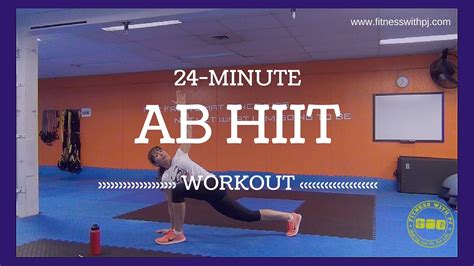 24 Minute Ab Hiit Workout Youtube