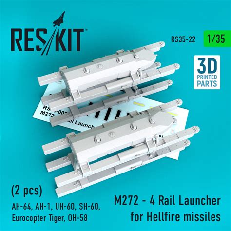 M272 4 Rail Launcher For Hellfire Missiles 2 Pcs 135