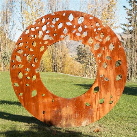 Metal Outdoor Garden Decor Abstract Modern Corten Steel Sculptures