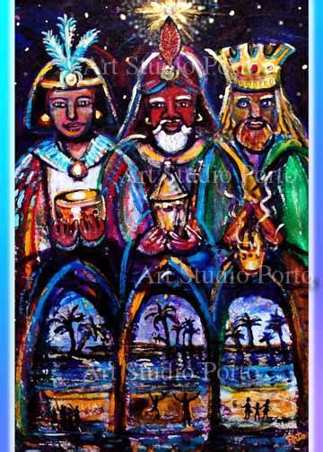 Tres Reyes Magosthree Kings Three Kings Art Three Wise Men
