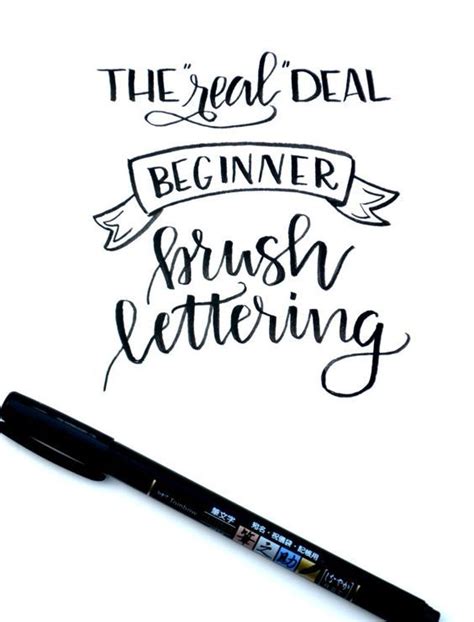 Beginner Brush Lettering Basic Brushstrokes Brush Lettering Hand