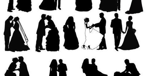Dieser pinnwand folgen 148723 nutzer auf pinterest. Silhouette Cameo- wedding silhouettes | Wedding ...