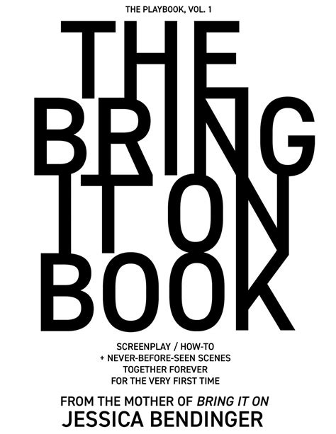 buy the bring it on book screenplay how to never before seen scenes together forever for