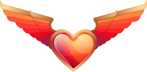 Download Love Heart Wings Royalty Free Stock Illustration Image