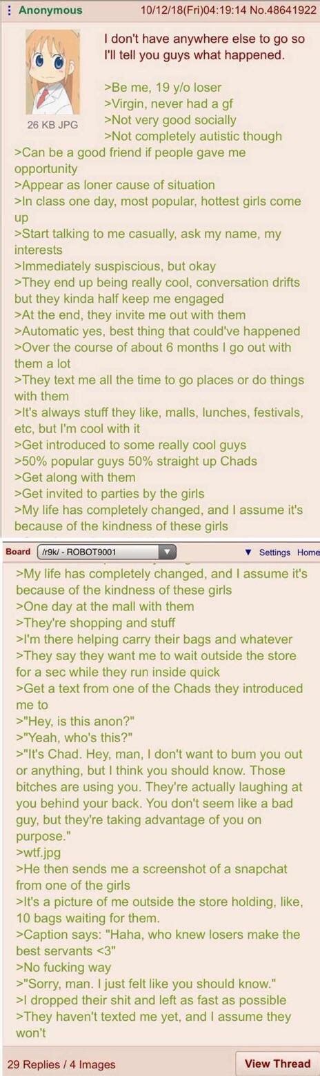 Anon Realizes His Purpose R Greentext Greentext Stories Know