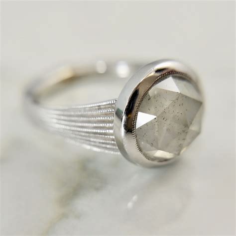 Rose Cut Diamond Ring Sold Sholdt Jewelry Design