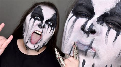 Heavy Metal Makeup Last Minute Halloween Makeup Spooky Season With