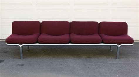 Four Seat Chrome Tubular Sofa By Brian Kane For Metropolitan Pierson