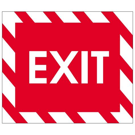 Exit Sign Royalty Free Stock Svg Vector