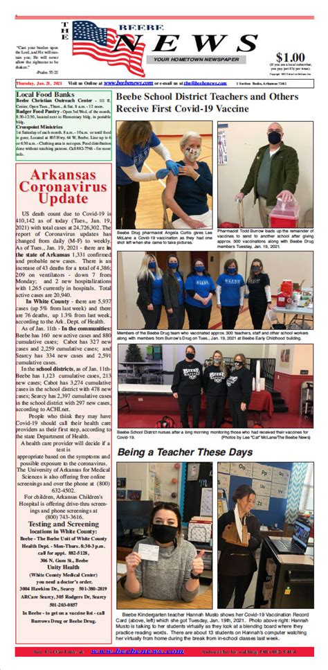 January 21, 2021 Paper Edition - Beebe News Simpson men's shed is an authorised activity of the simpson community centre inc and was.