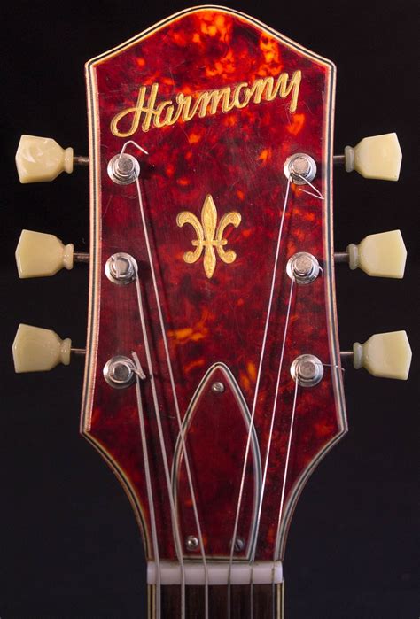 Vintage Harmony H 77 H78 Headstock Guitar Design Guitar Pics