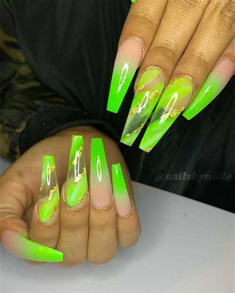 15 Best Lime Green Ombre Nails Ideas Cute Manicure