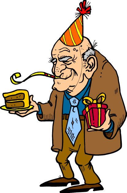 Old Man Birthday Clipart Old Man Cartoon Cartoon Grandma Funny