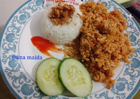 Resep Nasi Ayam Geprek Oleh 🍒umi Lulu Cakes 🍒 Cookpad