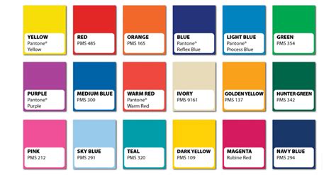 Pantone Spot Color Chart Sexiz Pix