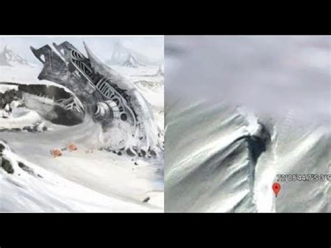 A Crashed Ufo Found In Antarctica A 1900 Foot Alien Spacecraft
