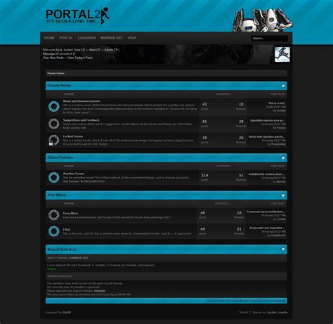 Mybb Mods Portal 2 Theme