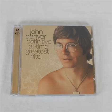 John Denver Definitive All Time Greatest Hits 2 Cd Set Bmg Pop Folk