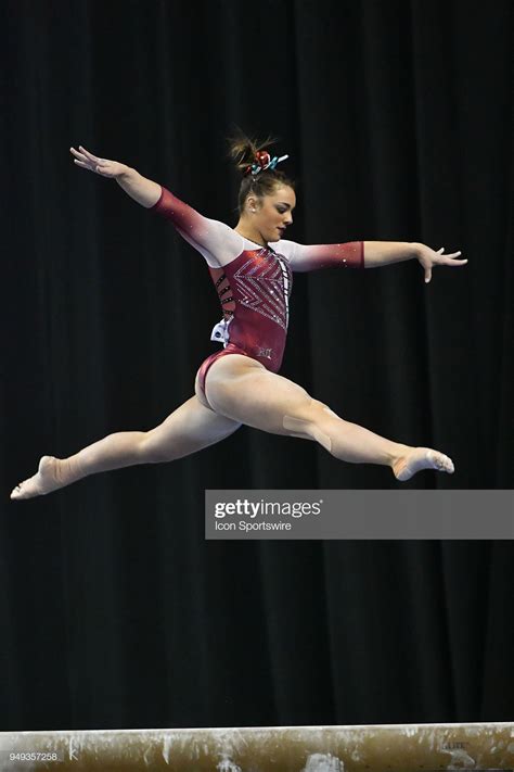 News Photo Maggie Nichols Of Oklahoma Performs On The Beam Maggie