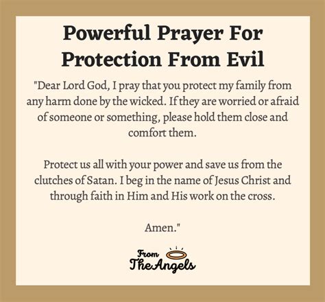 6 Short Prayers For Protection From Evil Spirits Urgent And Powerful
