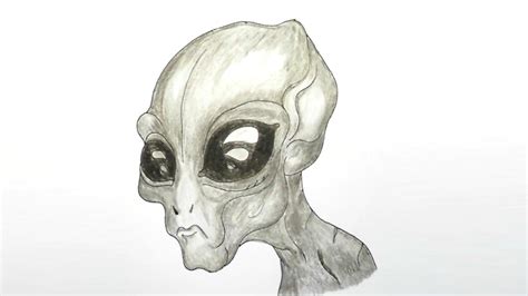 How To Draw Alien Step By Step Very Easy Alien Drawing Youtube