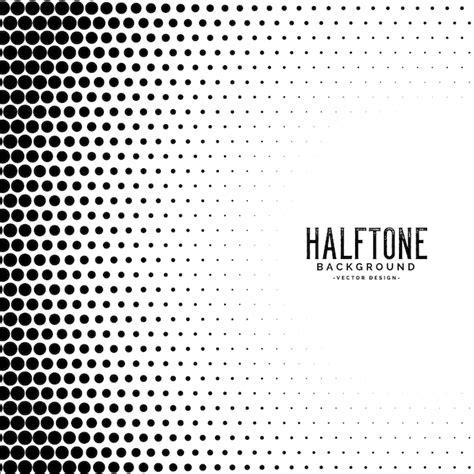 Free Vector Halftone Gradient Dots Pattern Background