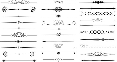 Free Dividers Elements Design Vectors Photoshop Graphics And Add Ons