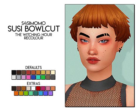 Witching Hour Recolour Susi Bowlcut By S4simomothe Mesh Is Included