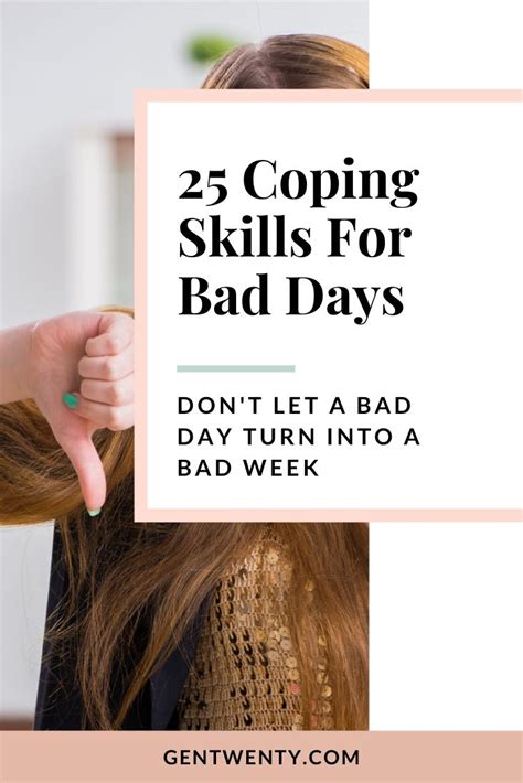 25 Coping Skills For When Youve Had A Bad Day Gentwenty Coping