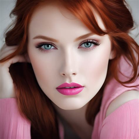 download ai generated redhead woman royalty free stock illustration image pixabay