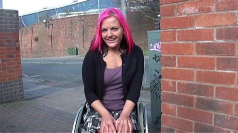 Wheelchair Bound Leah Caprice In Ukflashing And Outdoor Nudity Xnxx Video