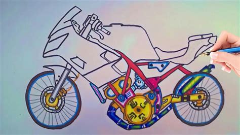 Sepeda motor balap dari sketsa ini diperkirakan akan menjadi tunggangan balap di lintasan bergengsi, motogp. Sketsa Cara Menggambar Motor Drag : 25+ Trend Terbaru ...