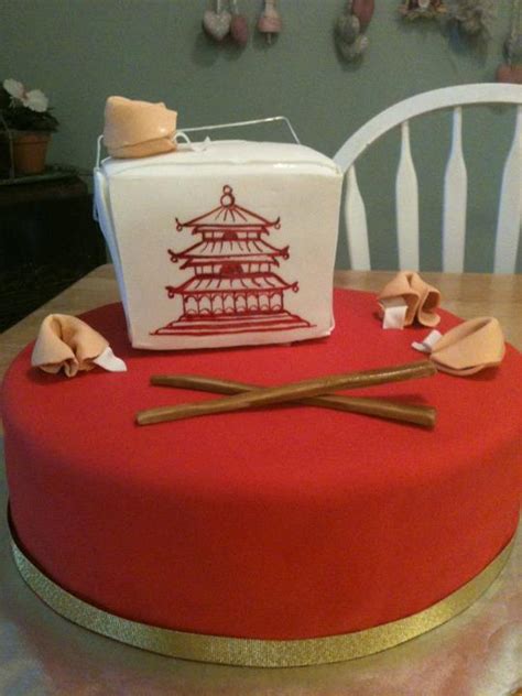 Fortune chinese food & sushi. Creative Cakes by Leanne: Chinese Take Out Box