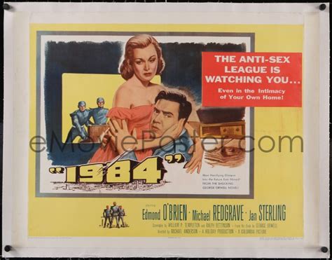 5h0531 1984 linen 1 2sh 1956 edmond o brien and jan sterling being watched at