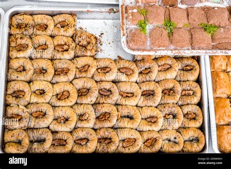 Burma Baklava Turkish Dessert Sweet Stock Photo Alamy