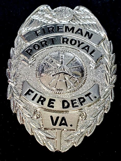 Port Royal Virginia Fire Department Fireman Gode Collectors Badgescom