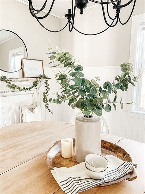 Decorating With Eucalyptus This Winter Table Centerpieces For Home