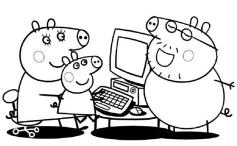 Coloring has never been more fun with the nick jr. Peppa Pig Nick Jr Coloring Page | Peppa pig coloring pages ...