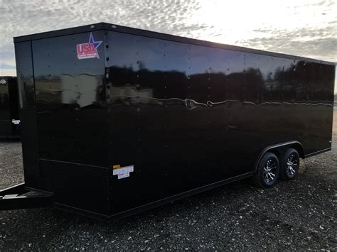 Enclosed Trailer 85x20 Black Out Ad 180 Usa Cargo Trailer